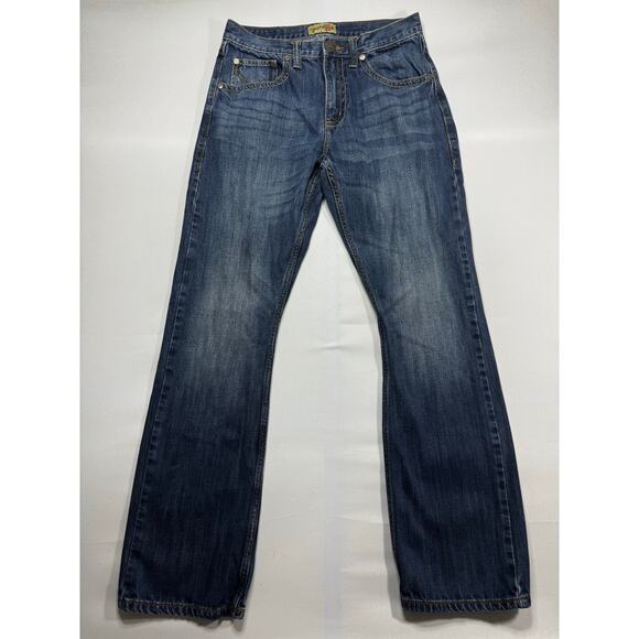 Wrangler 20X Men's Bootcut Western Blue Denim Jeans - Size 31x34 (31x32) - Picture 1 of 5